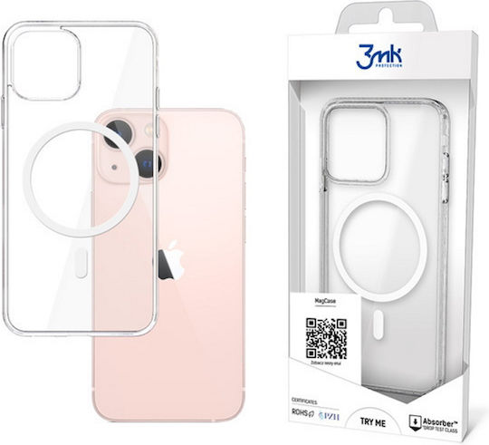3MK MagCase Back Cover Σιλικόνης 1.5mm Διάφανο (iPhone 12 Pro Max)