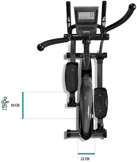 Zipro Hulk Mașină eliptică magnetică cu disc 8kg pentru utilizator până la 150kg