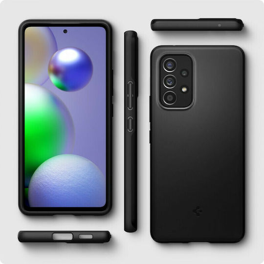 Spigen Thin Fit Задна корица Силикон 1.55мм Черен (Galaxy A53)