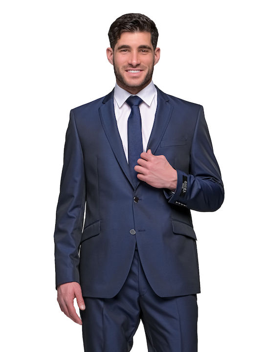 Digel Ramiro T Men's Winter Suit Slim Fit Navy Blue