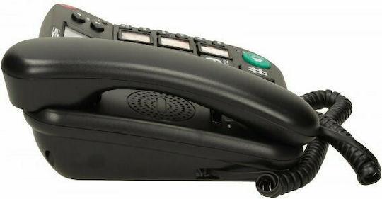 MaxCom KXT480 Office Corded Phone for Seniors Black