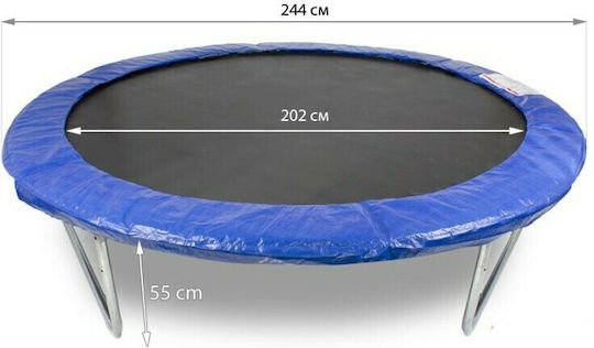 Buba Trampolin Draußen Durchmesser 244cm mit Netz & Leiter