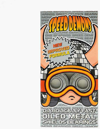 Speed Demons Skate Disco Bearings Silver Abec 5 Ρουλεμάν (8τμχ)