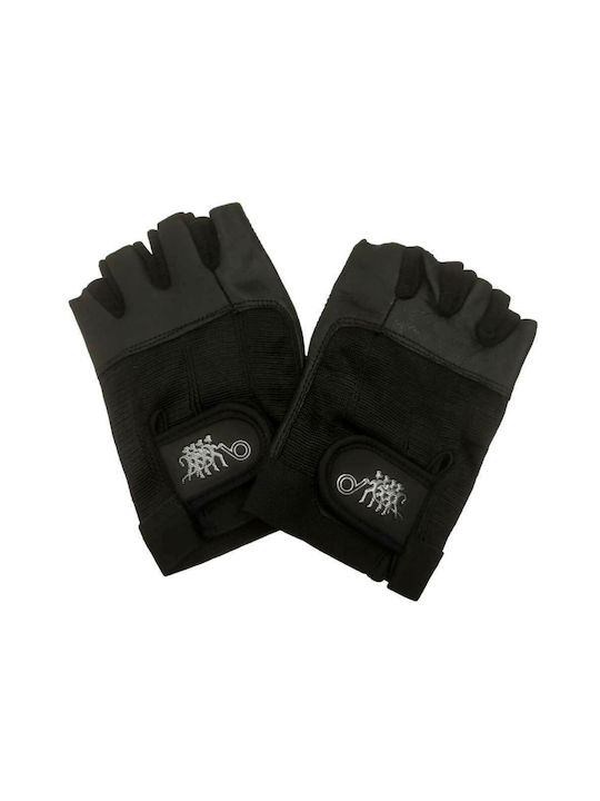 Athlopaidia Men's Sports Gloves Gym Black