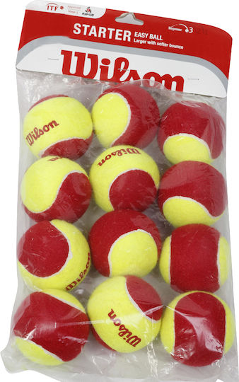 Wilson Starter Red Kids Tennis Balls 12pcs