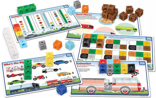 Learning Resources Mathlink Cubes Early Maths Mathmobiles STEM Εκπαιδευτικό Παιχνίδι Γνώσεων για 5+ Ετών
