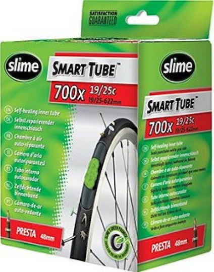 Slime Smart Tube 30061 Fahrradschlauch 700 x 19/25c Kleines Ventil