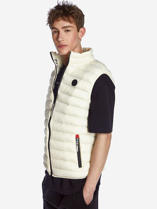 Αμάνικο Μπουφάν Puffer Λευκό