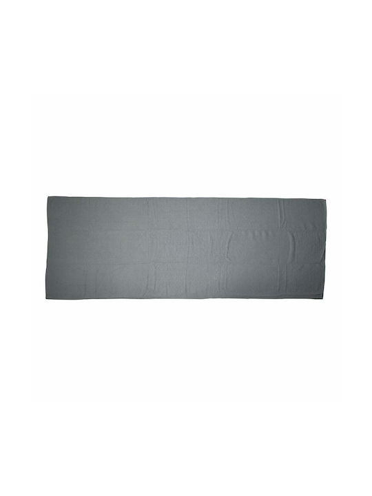 Tunturi Gray Gym Towel with Carrying Case 180x63cm