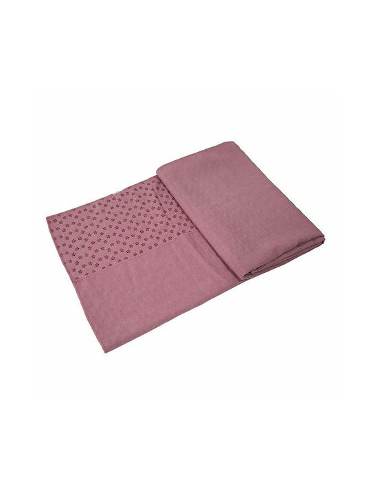 Tunturi Yoga Gym Towel With Carrying Case Pink 180x63cm