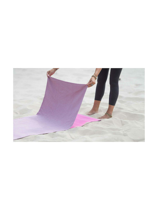 Tunturi Yoga Gym Towel With Carrying Case Pink 180x63cm