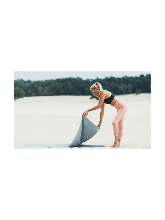 Tunturi Gray Gym Towel with Carrying Case 180x63cm