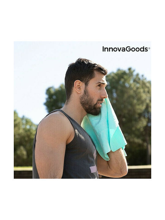 InnovaGoods Πετσέτα Ψύξης Γυμναστηρίου Τιρκουάζ 66x43cm