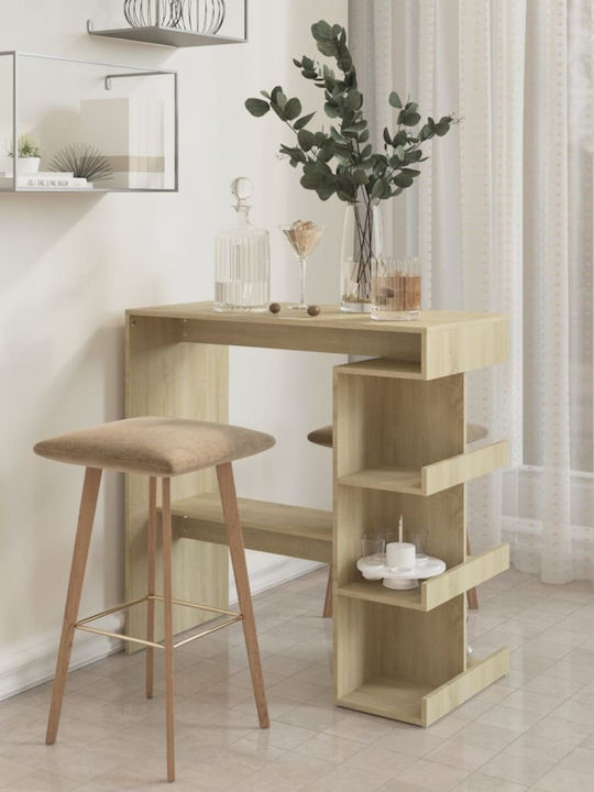 Table Bar Wooden Sonoma 100x50x101.5cm