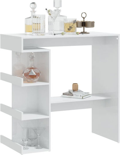 Tisch Bar Holz White 100x50x101.5cm