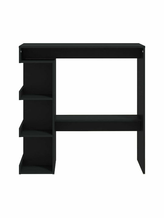 Table Bar Wooden Black 100x50x101.5cm