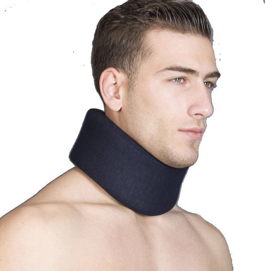 Anatomic Help 0550 Soft Cervical Collar 9cm Black Velvet-Black Metal