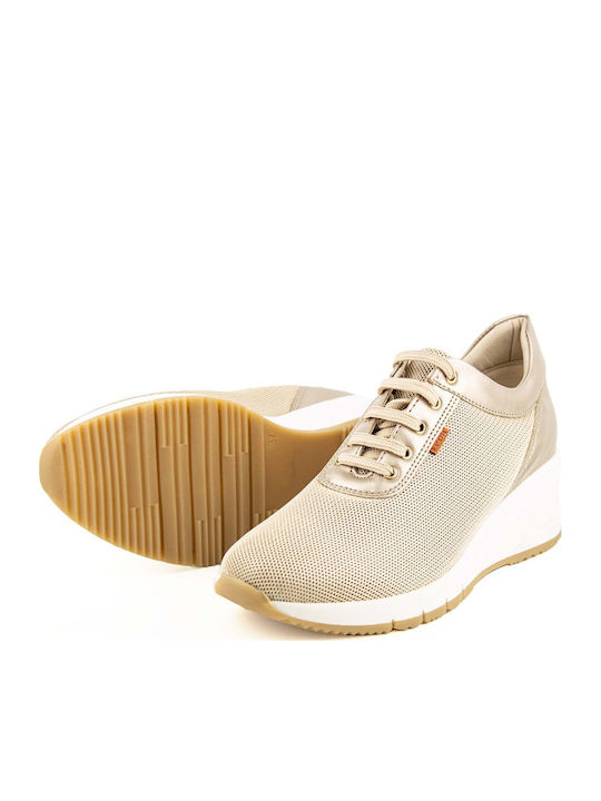 Damen Anatomisch Sneakers Gold
