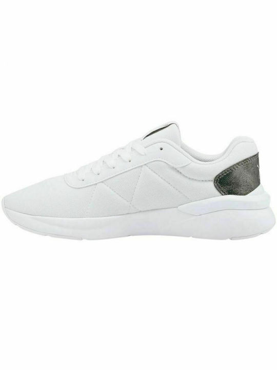 Puma Rose Raw Metallics Γυναικεία Sneakers Λευκά