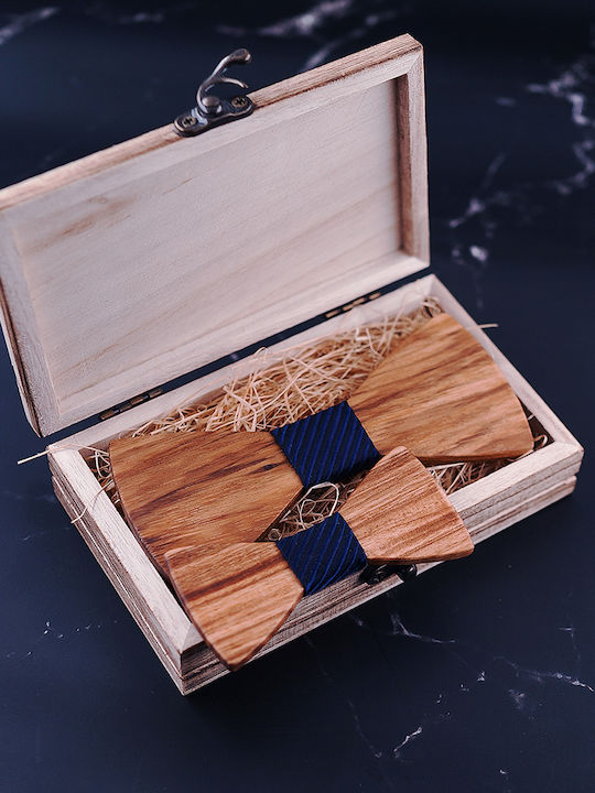 Legend Accessories Комплект Папионка с детска папионка Тъмносин