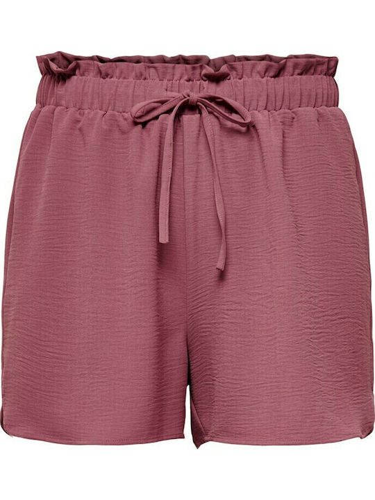 Onlmette Women's High-waisted Shorts Renaissance Rose