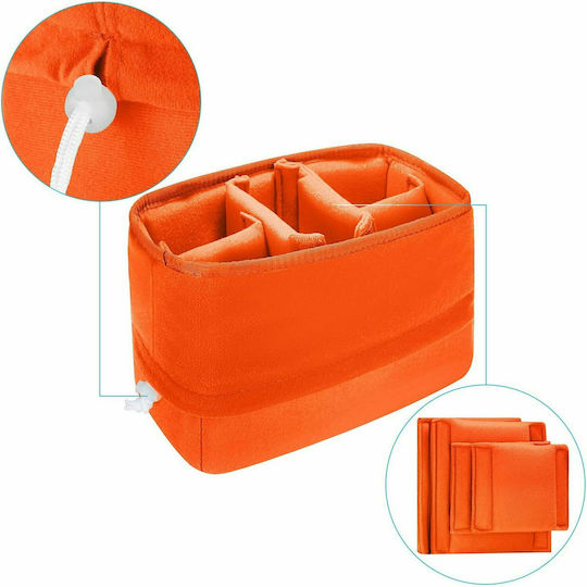 Neewer Shock-Mount Pouch Φωτογραφικής Μηχανής Πορτοκαλί