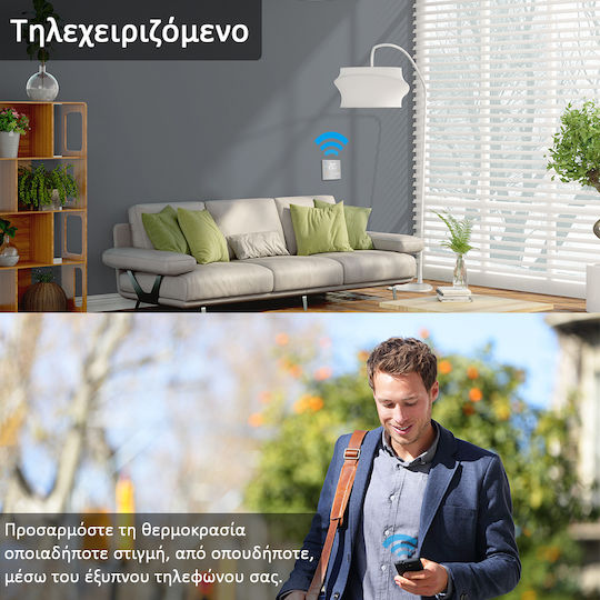 MOES WHT-3000-GC Цифров Термостат за Помещение Умни с Тъчскрийн и Wi-Fi