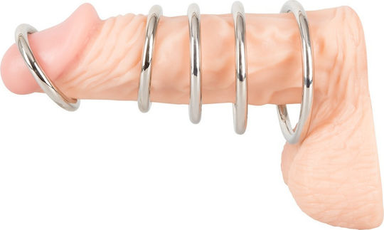 You2Toys Set Inele Cock Metalice Silver 5buc 05261770000
