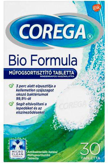 Corega Bio Tabs Denture Cleanser 30 tabs