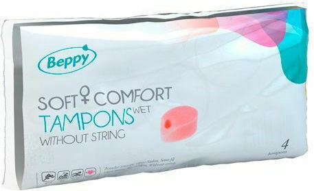 Beppy Ταμπόν Soft Comfort Tampons Wet για Κανονική Ροή 4τμχ