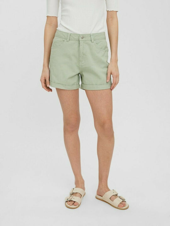 Women's Jean High-waisted Shorts Desert Sage