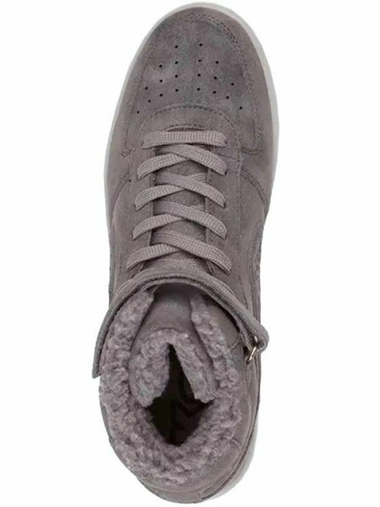 Bash Mid Fur Boots Gray