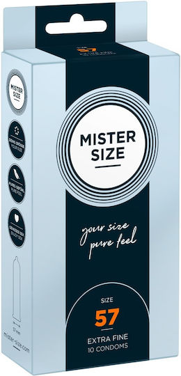 Mister Size Extra Fine Size 57mm Thin Condoms 10pcs