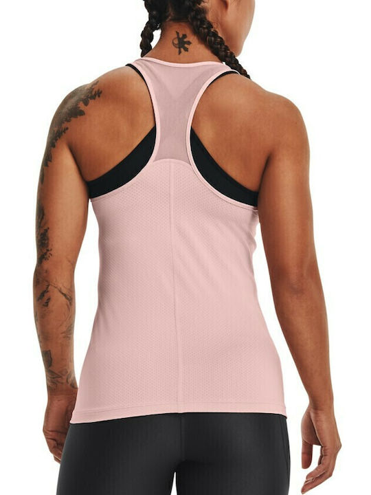 HeatGear Racer Damen Sommer Ärmellose Bluse Rosa