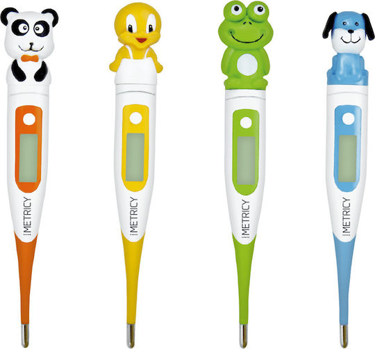 Metricy Happy Heroes Baby Digital Armpit Thermometer Orange