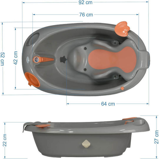 Bebe Stars Μπανιέρα Μωρού Ocean Grey