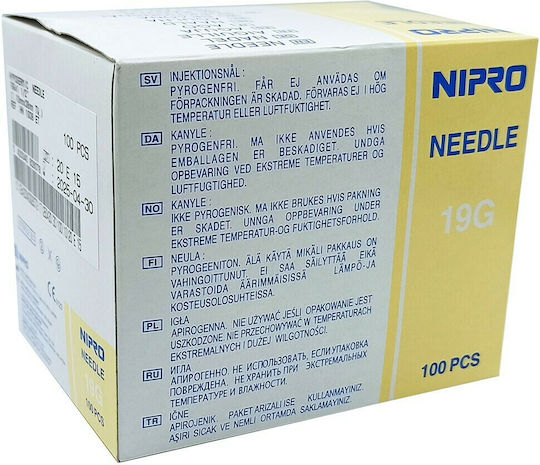 Nipro Игли 19G x 1 1/2" 100бр