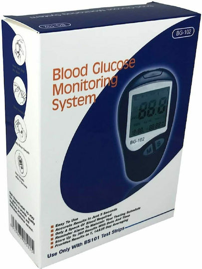 Sejoy Blood Clucose Monitoring System BG-102 Μετρητής Σακχάρου