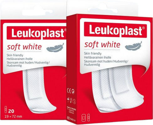 BSN Medical Plasturi Autoadezivi Soft White 72x19mm 10buc
