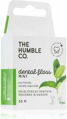 The Humble Co. Natural Ață Dentară firului dentar Mentă 50m 1buc