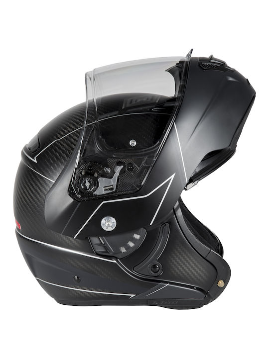 Klim Modular TK1200 Carbon Skyline Matt Black Motorcycle Helmet Flip-Up DOT ECE 22.05