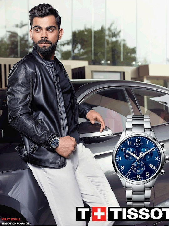 Tissot Chrono XL Classic Men's Watch 45mm Battery Chronograph with Silver Metal Bracelet