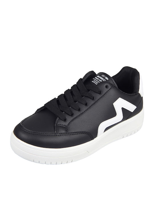 Coolio Damen Anatomisch Chunky Sneakers Schwarz