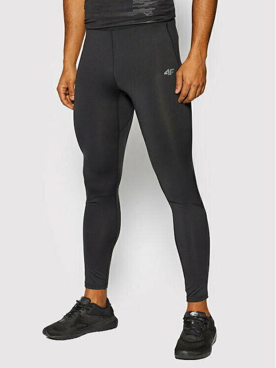 4F Functional Herren Sportleggings Lang Schwarz