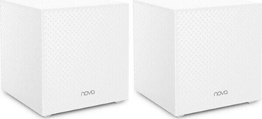 Tenda MW12 WiFi Мрежа на мрежови точки Точка за достъп Wi-Fi 5 - Wi-Fi 5 Трибандов (2.4 и 5 и 5GHz) в Двоен комплект