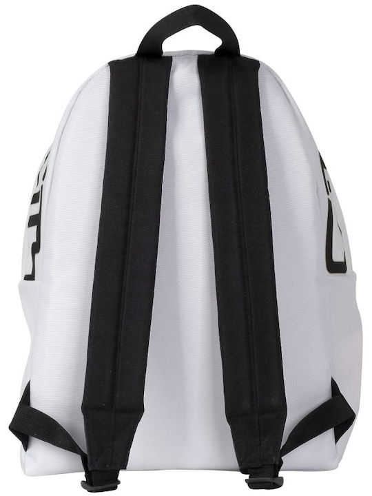 Lyc Sac City The Drop Letters On White School Bag Backpack Junior High-High School White 24Liters