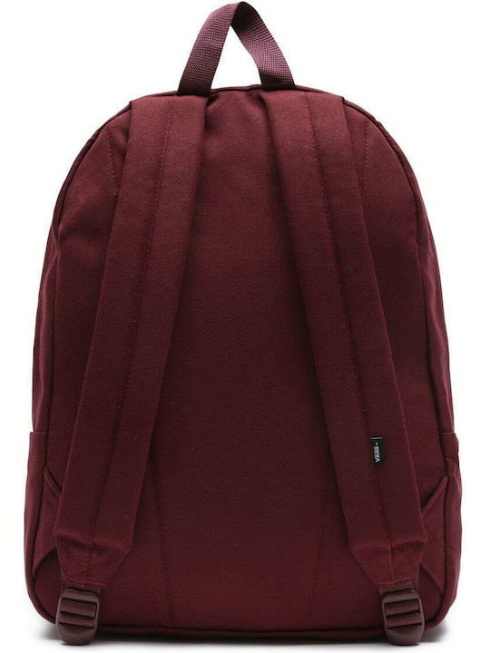 Vans Old Skool III School Bag Backpack Junior High-High School Burgundy 22Liters