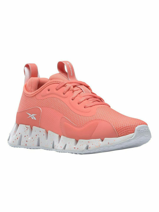 Reebok Zig Dynamica Damen Sneakers Twisted Coral / Cloud White / Blush Metal