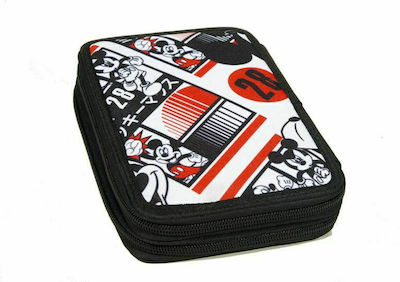 Gim Pencil Case with 2 Compartments Black