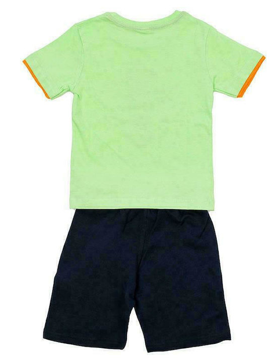 Kids' Set with Shorts Summer 2pcs Green